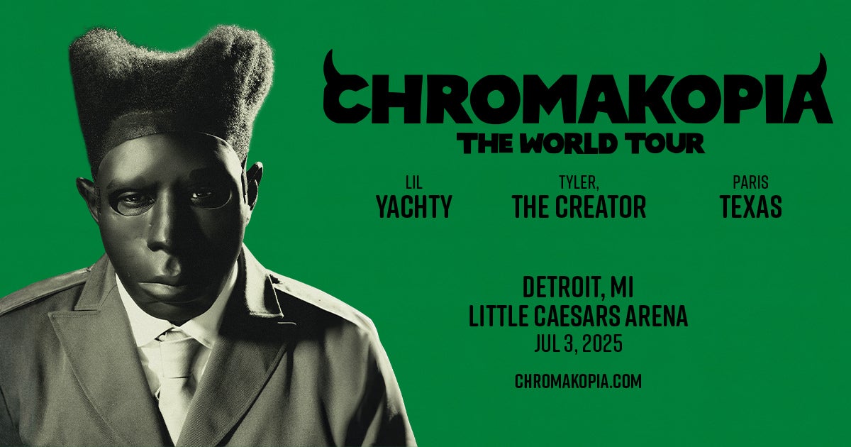 Tyler, The Creator Brings Chromakopia: The World Tour To Little Caesars ...