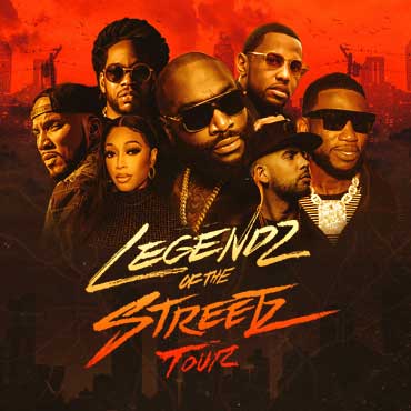 More Info for THE HISTORIC “LEGENDZ OF THE STREETZ” TOUR STARRING RICK ROSS, JEEZY, GUCCI MAN E AND 2 CHAINZ WITH SPECIAL GUESTS FABOLOUS, TRINA AND DJ DRAMA HEADS TO LITTLE CAESARS ARENA FEBRUARY 21, 2022