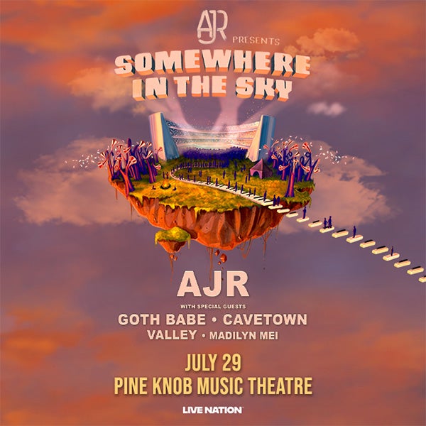 More Info for Ajr Announces 2025 “Somewhere In The Sky Tour” At Pine Knob Music Theatre July 29