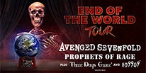 More Info for GRAMMY NOMINEES AVENGED SEVENFOLD BRING NORTH AMERICAN HEADLINING TOUR “END OF THE WORLD TOUR” FEATURING PROPHETS OF RAGE PLUS THREE DAYS GRACE TO DTE ENERGY MUSIC THEATRE AUGUST 7