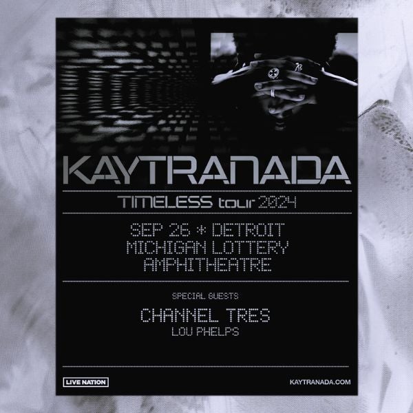More Info for Kaytranada Announces Timeless North American Tour Including Michigan Lottery Amphitheatre September 26
