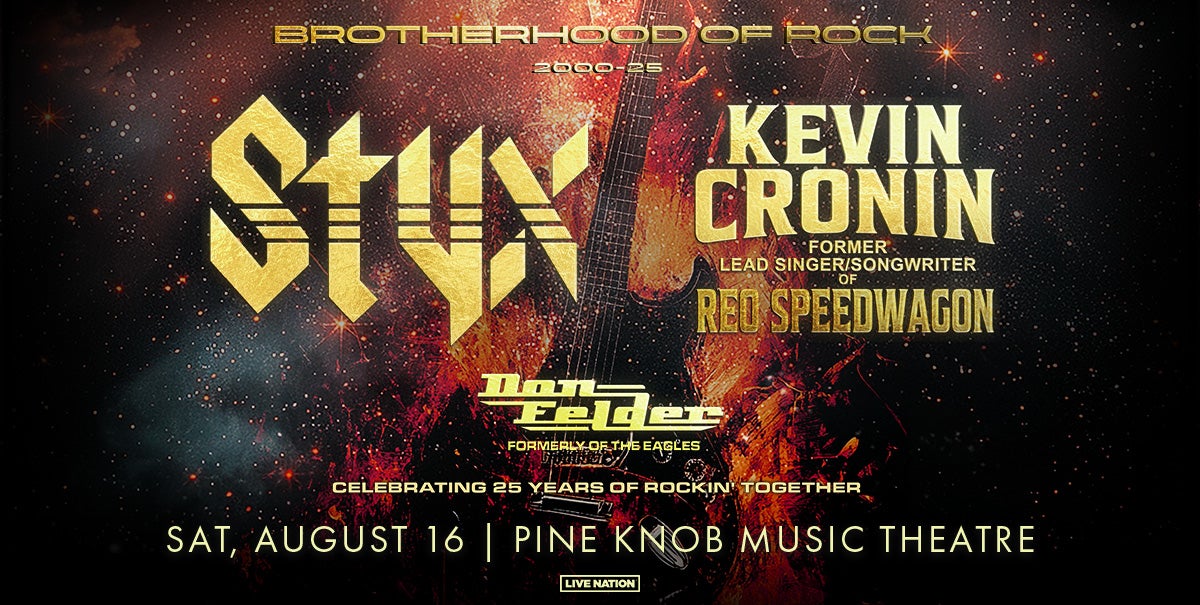 WCSX Presents Styx & Kevin Cronin + Don Felder