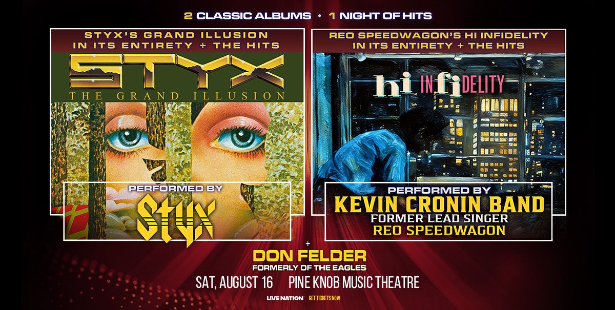 WCSX Presents Styx & Kevin Cronin + Don Felder