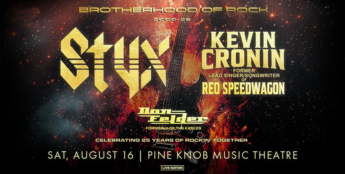 WCSX Presents Styx & Kevin Cronin + Don Felder