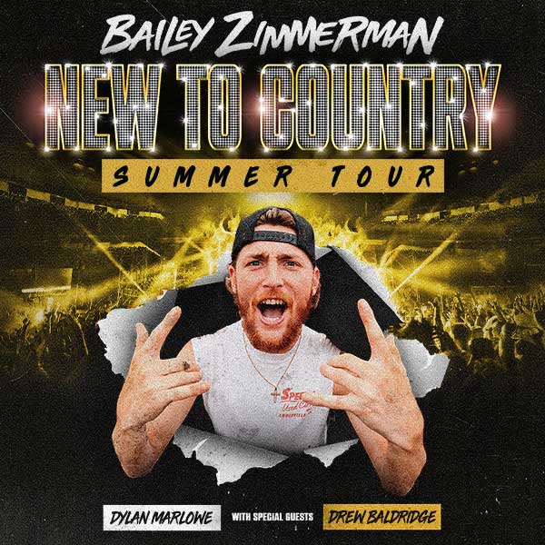 More Info for Bailey Zimmerman Announces Summer 2025 U.S. Headlining Dates For His “New To Country Tour” Including Michigan Lottery Amphitheatre Saturday, June 7, 2025