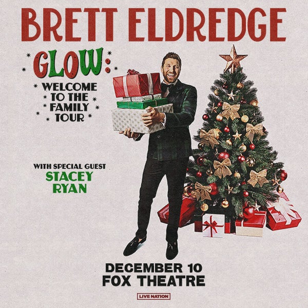 More Info for Brett Eldredge Announces “Glow: Welcome To The Family Tour Dates” Including The Fox Theatre December 10