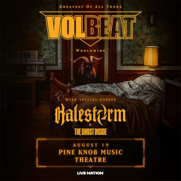 More Info for Volbeat Brings “Greatest Of All Tours Worldwide” Tour  To Pine Knob Music Theatre August 19