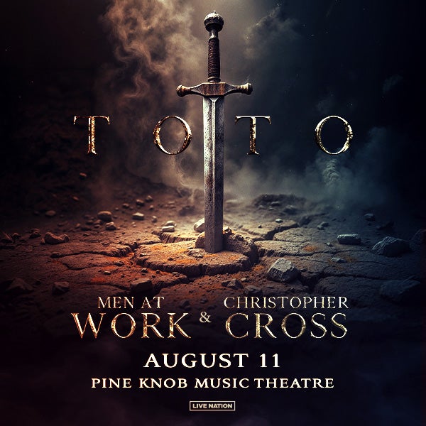 More Info for Toto, Men At Work And Christopher Cross Announce Plans  To Tour North America Together Summer 2025  Including Pine Knob Music Theatre August 11