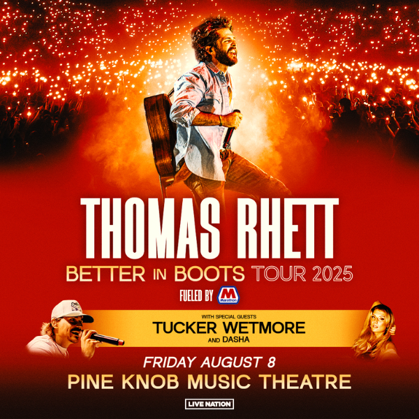 More Info for Thomas Rhett Announces His 2025 Return To The Road With “Better In Boots Tour” At Pine Knob Music Theatre Friday, August 8