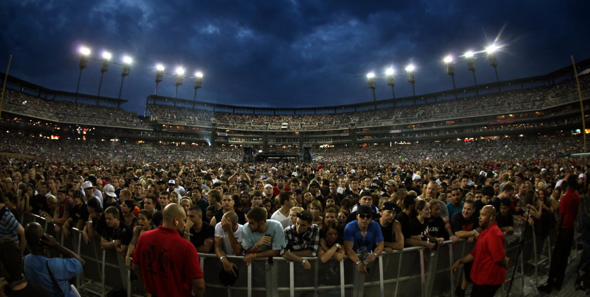 Comerica Park transforms for three huge concerts this weekend