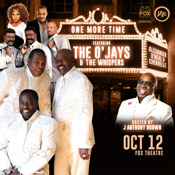 More Info for The O’Jays & The Whispers To Perform at the Fox Theatre Saturday, October 12