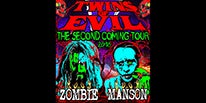 More Info for ROB ZOMBIE AND MARILYN MANSON KICK OFF CO-HEADLINING “TWINS OF EVIL” NORTH AMERICAN SUMMER TOUR AT DTE ENERGY MUSIC THEATRE JULY 11
